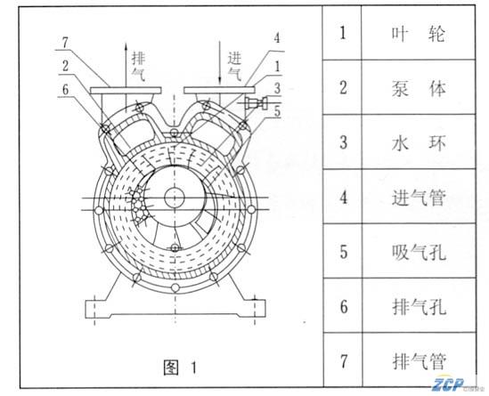 水環(huán)真空泵的工作原理